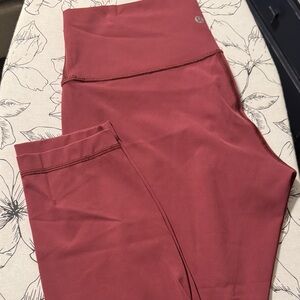 lululemon athletica High-Waisted Pink Leggings
